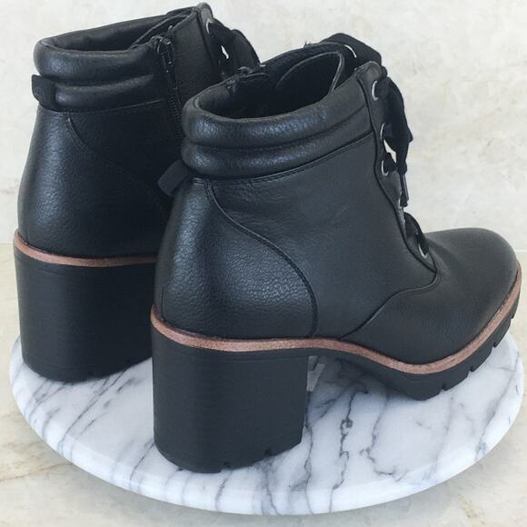 Naturalizer Black MADALINN3 Faux-Leather Booties Women's Size 9.5 - Picture 6 of 16